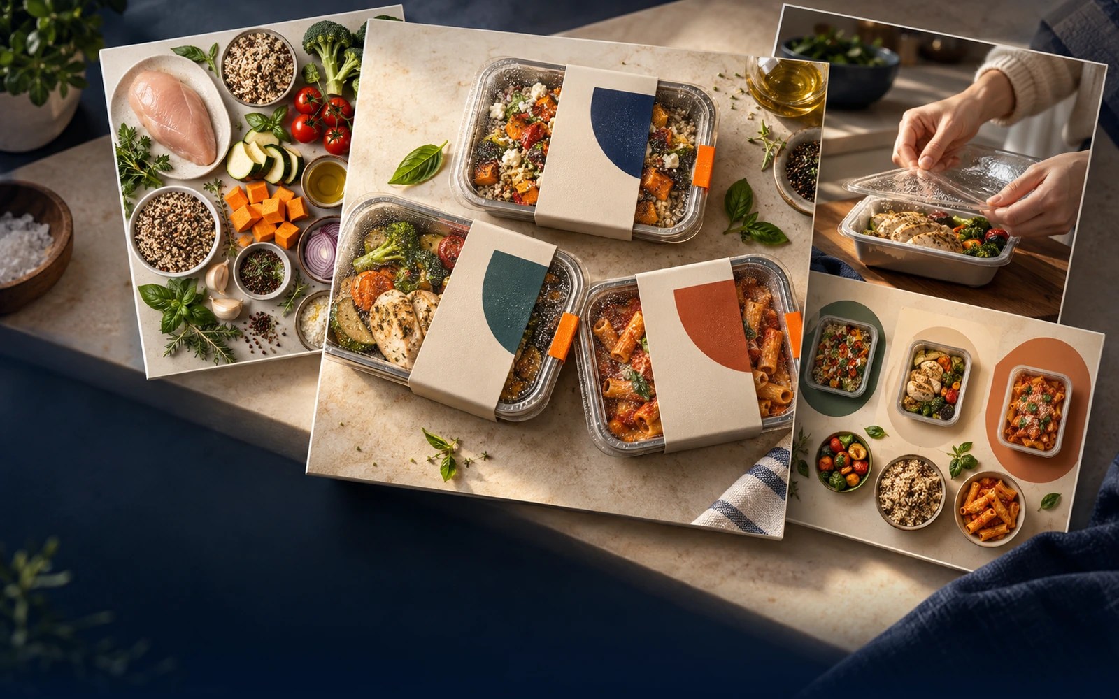 Packaged meals — image stack