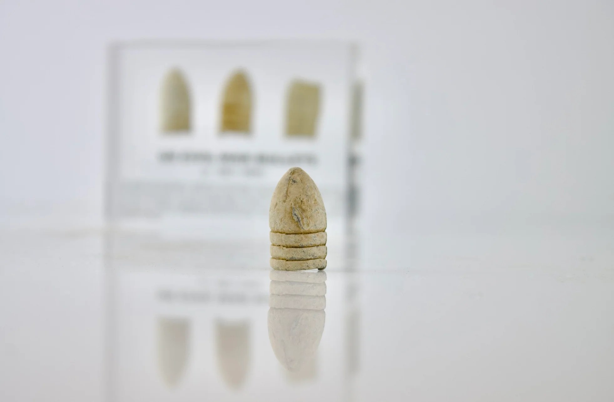 Civil War Bullets Artifact Display Engineered Labs