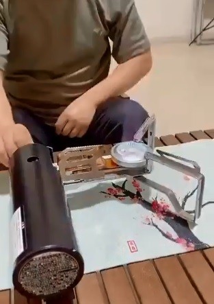 A TECH INDUSTRY UNVEILS A PORTABLE GAS COOKER THAT CAN BE YOUR COMPANION WHILE TRAVELLING