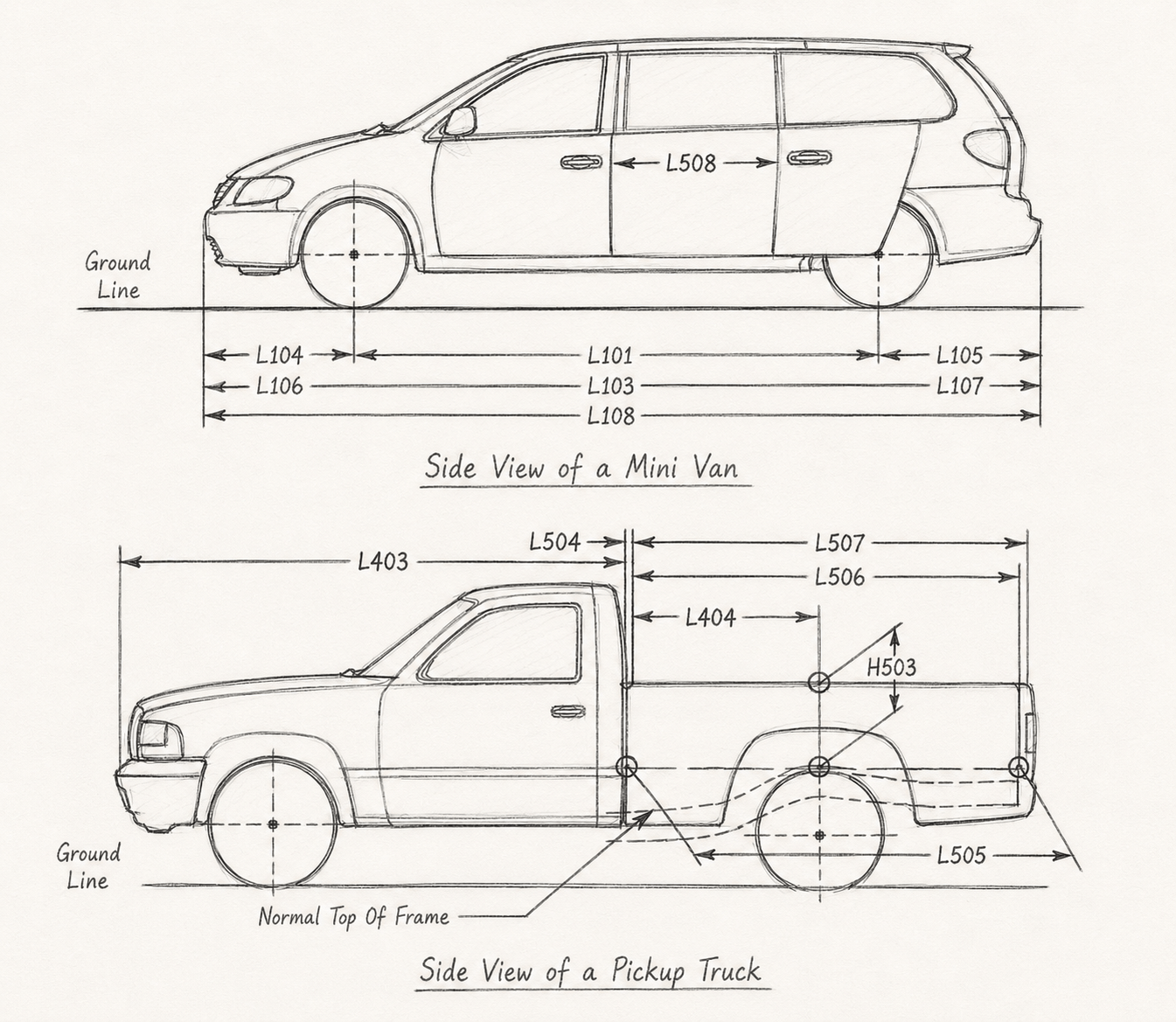SAE J1100 – Motor Vehicle Dimensions
