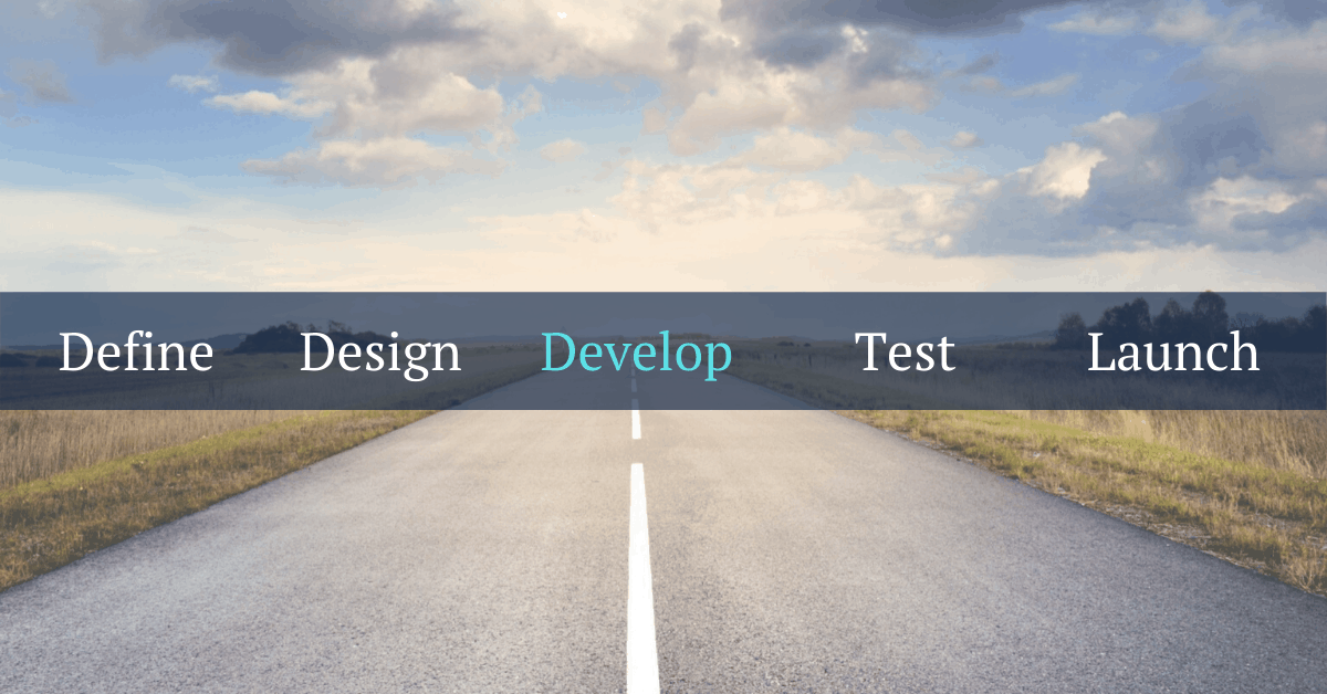 What engineers do during the develop phase