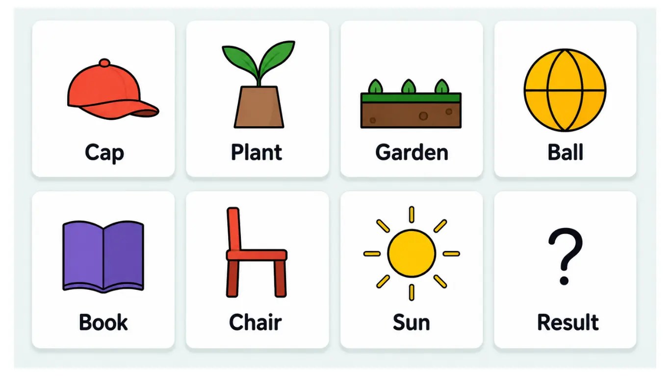 Everyday English Picture Vocabulary Game