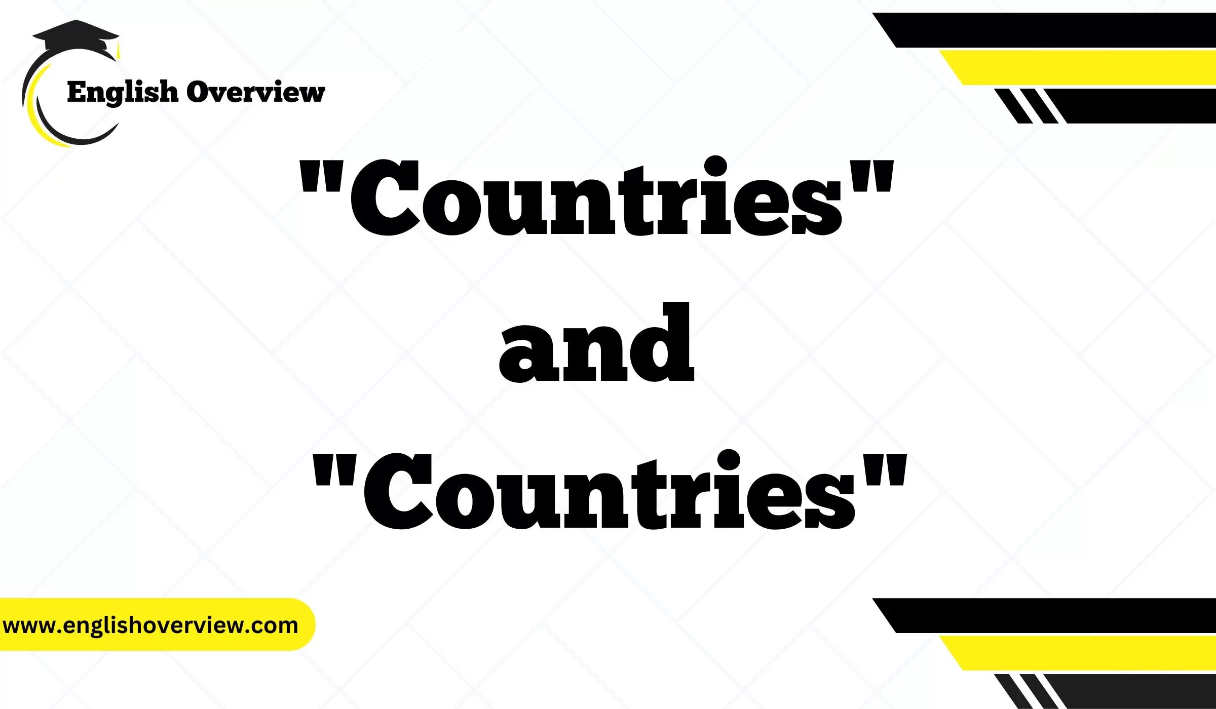 Understanding "country’s," "countries’," and "countries": a simple guide