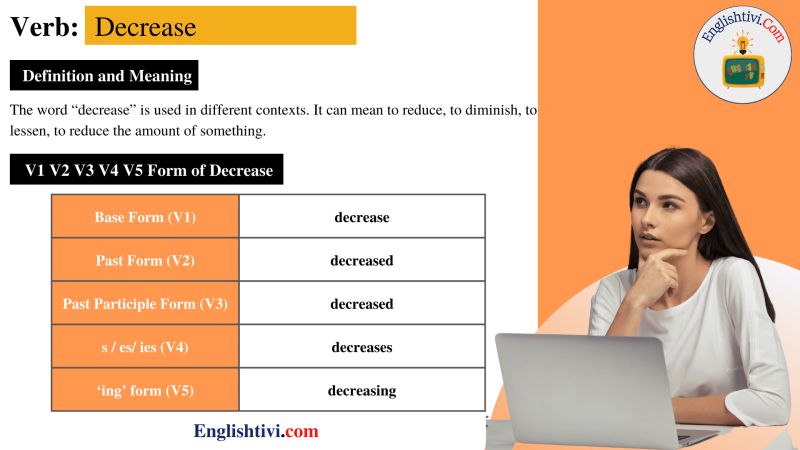Decrease Past And Past Participle Form V1 V2 V3 V4 V5 Form Of Decrease - Download Professional Sunset Image | Desktop