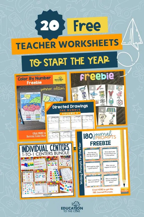 20 Free Teacher Worksheets To Start The Year Education To The Core - Ultra HD High Resolution Mountain Patterns | Free Download