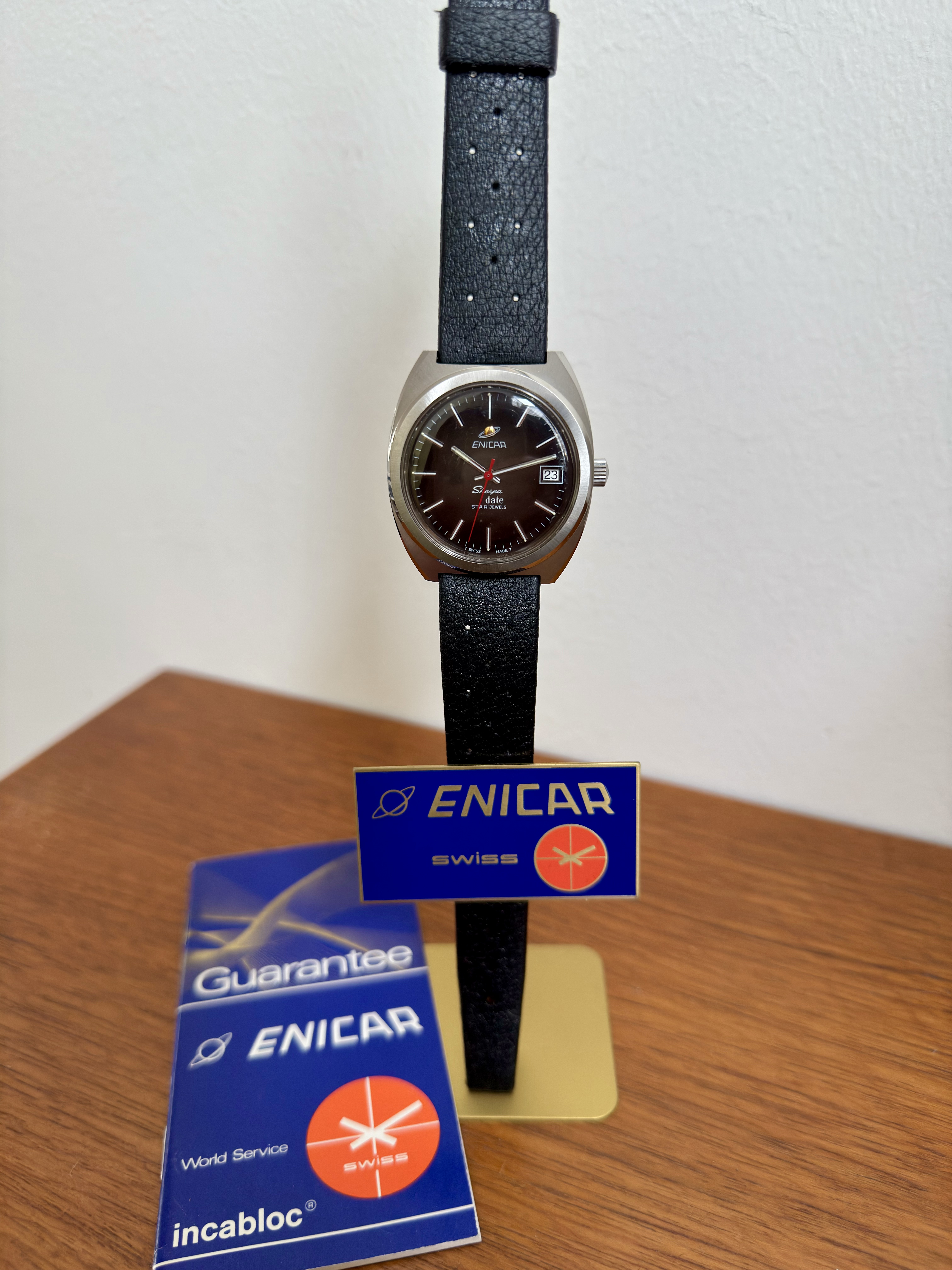 New Old Stock: Enicar Sherpa Date full set | Time for a Change