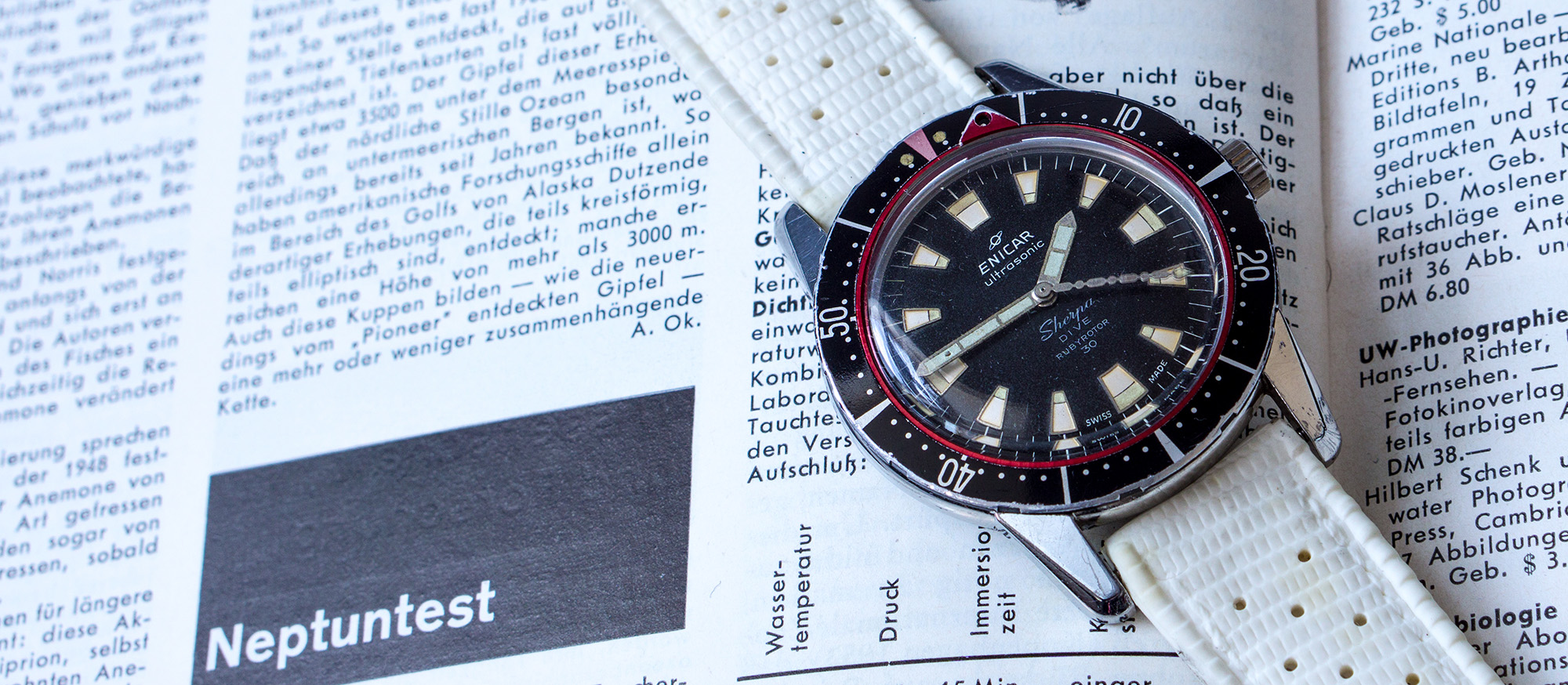 Sherpa Dive Review from 1961 – Enicar 101