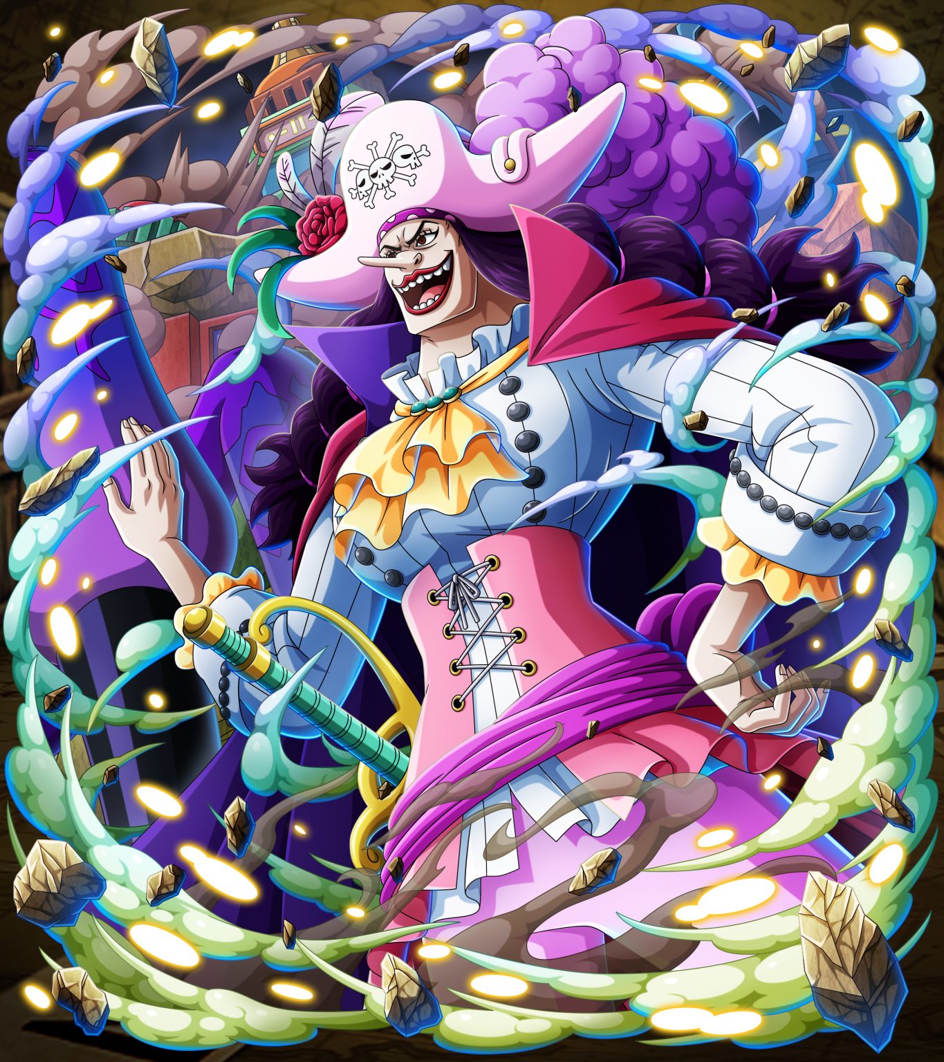 【トレクル】カタリーナ・デボン 五老星のもとに現る若月狩り