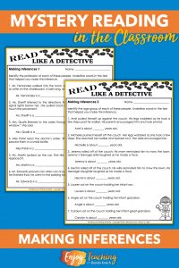 Teaching 3rd, 4th, and 5th grade students how to make inferences is hard. Reading Mysteries Builds Critical Thinking