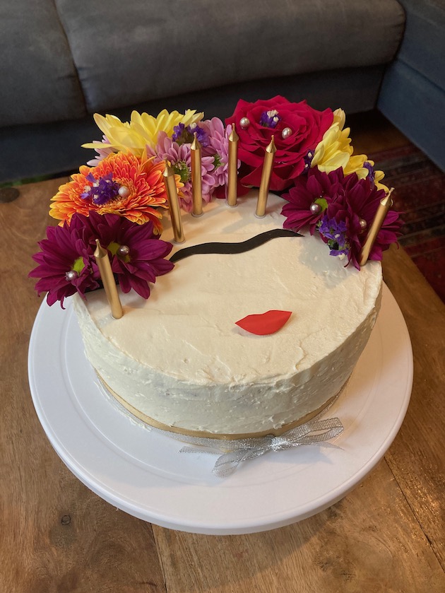 Frieda Kahlo birthday cake
