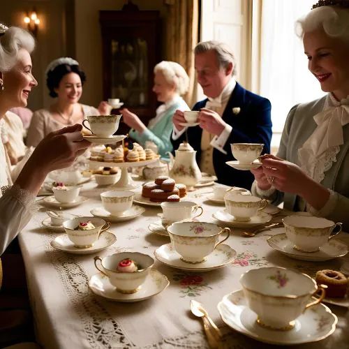 Tea Party - Download Premium Sunset Texture | HD