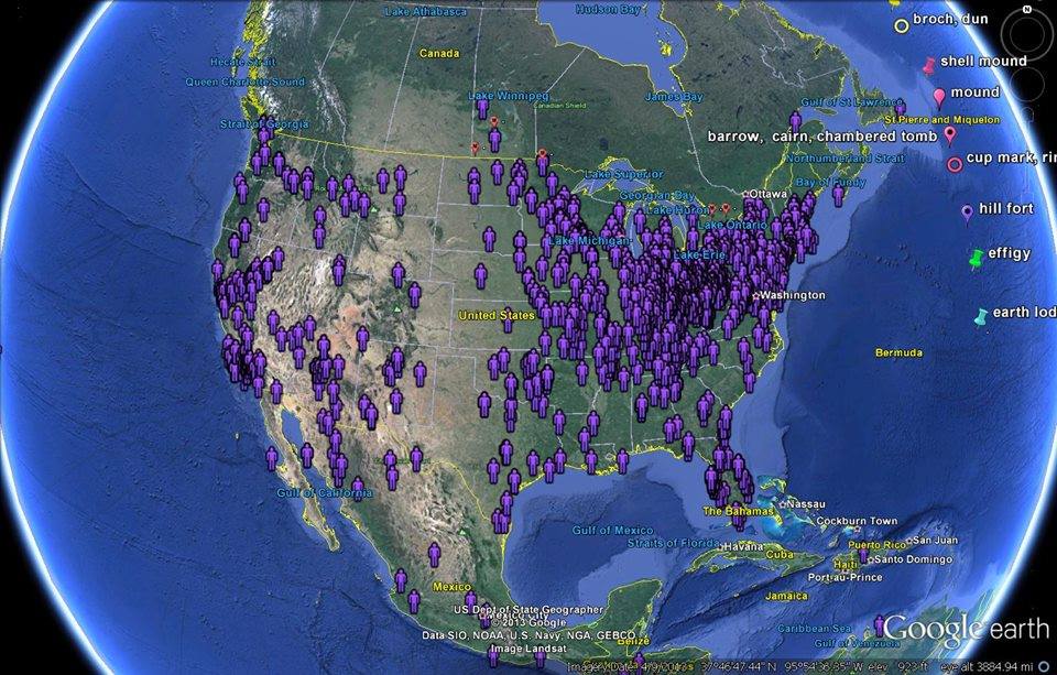 Map of MB sites Vieira