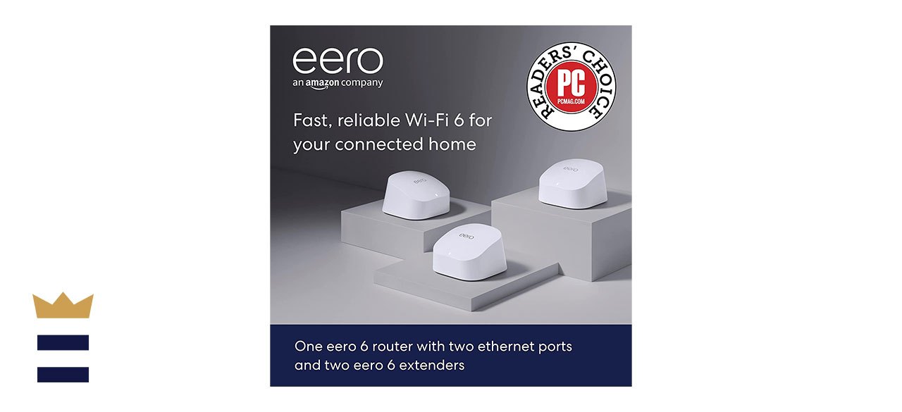 Content Image Amazon eero 6 Dual-Band Mesh Wi-Fi 6 System
