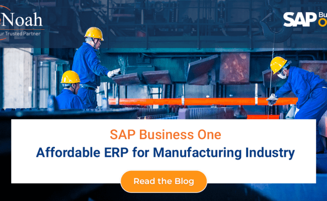 SAP Business One: Affordable ERP For Manufacturing Industry - SAP