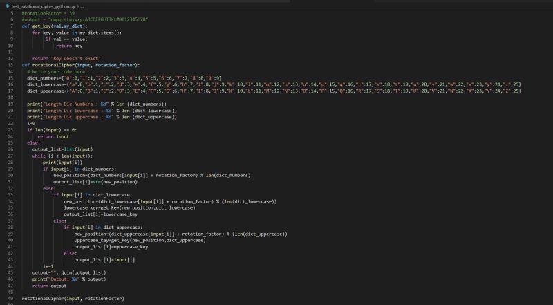 Github Faridfadil Rotation Cipher A Python Side Project That I Did - Desktop Geometric Wallpapers for Desktop