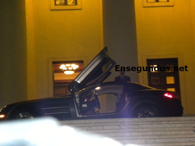 El carro en el que llegaron Raymond y Miguel