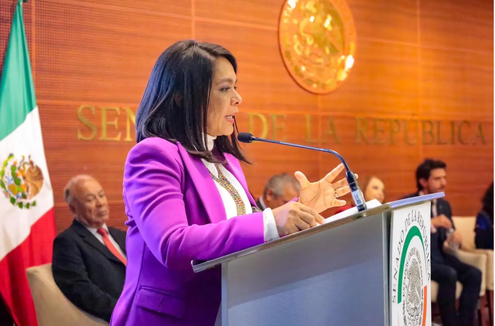 Evelyn Salgado defiende la participación femenina en la toma de decisiones