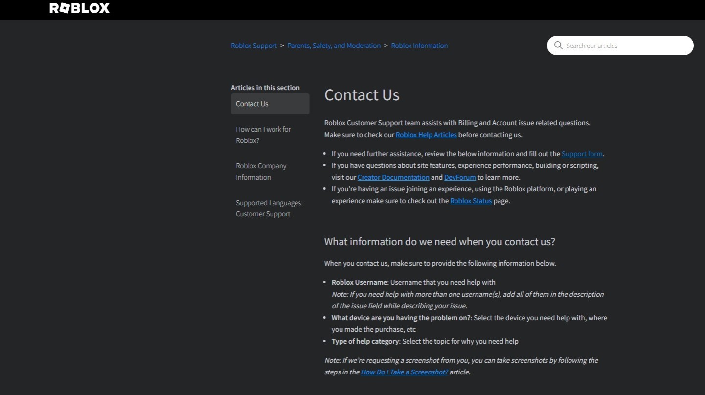Can You Call Roblox Support For Immediate Help 1 