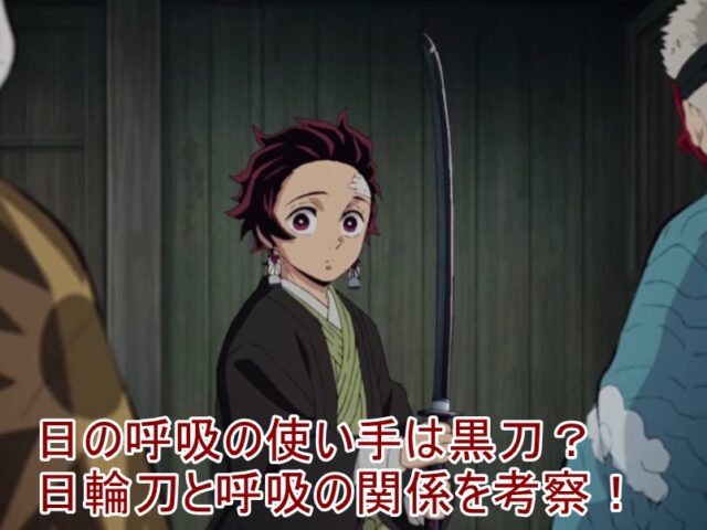 鬼滅の刃 日の呼吸 黒刀