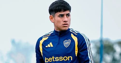El juvenil Tomás Aranda sufrió la fractura de peroné durante el entrenamiento de este miércoles en Boca