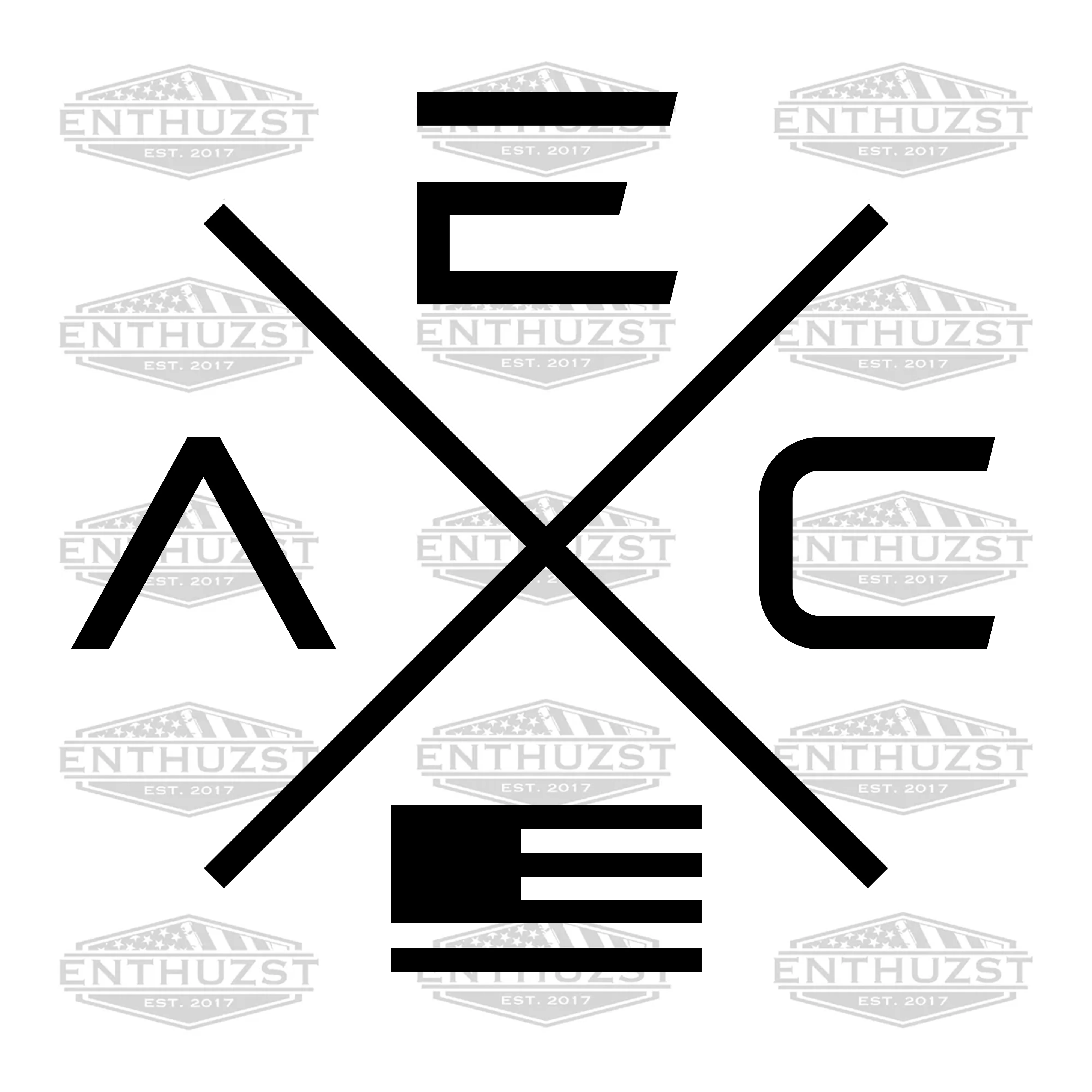 Crest Decal Enthuzst - Premium Colorful Pattern Gallery - HD