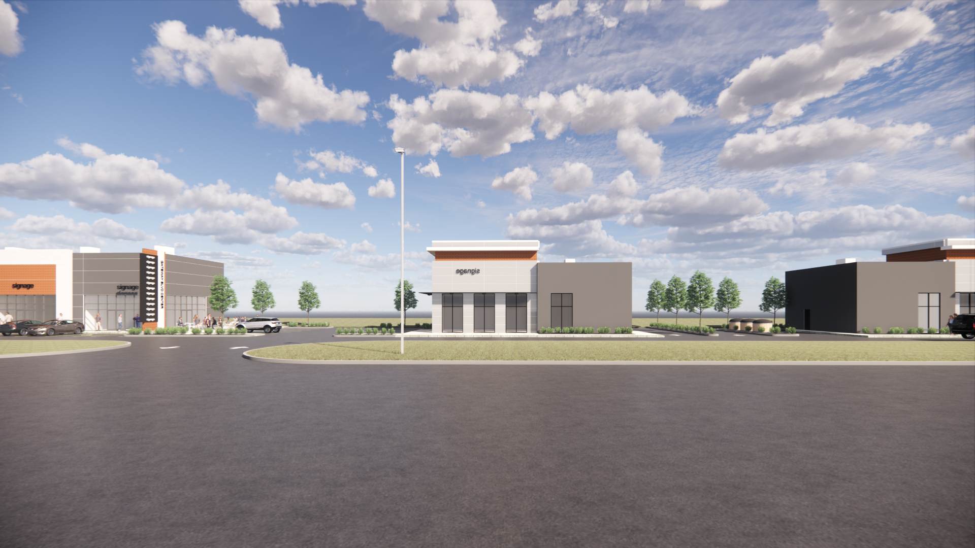 Entity Developments Gateway Blvd Center Renders Building 5