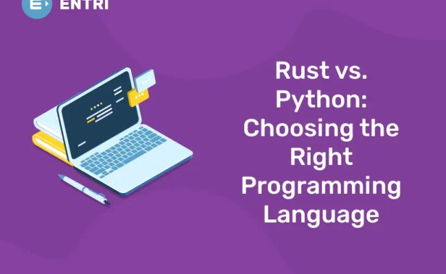 Rust Vs. Python: Choosing The Right Programming Language - Entri Blog