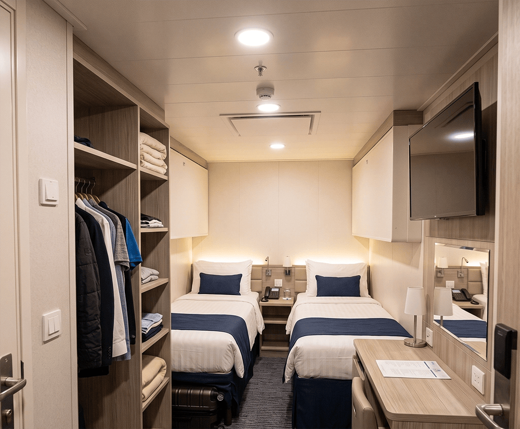 Compact Inside Cabin Storage