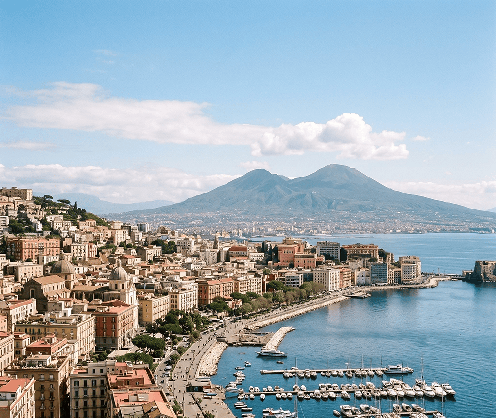 Naples Bay in Pleasant Spring Weather