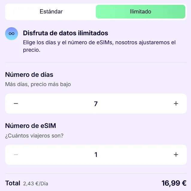 Esim Roamic Ilimitados