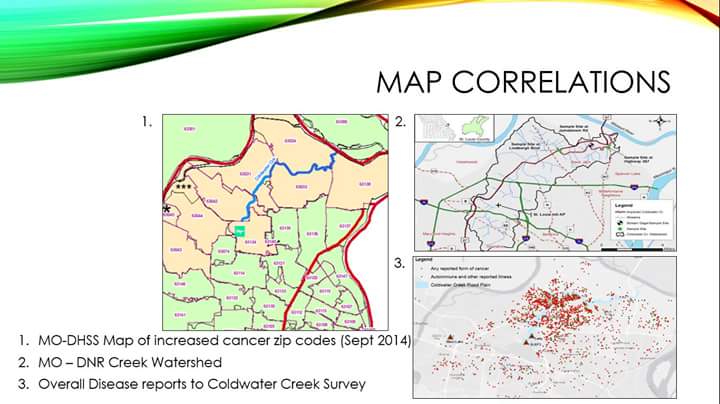 Cold Water Creek The Radioactive Legacy Affecting Generations Of St Cwc Map 