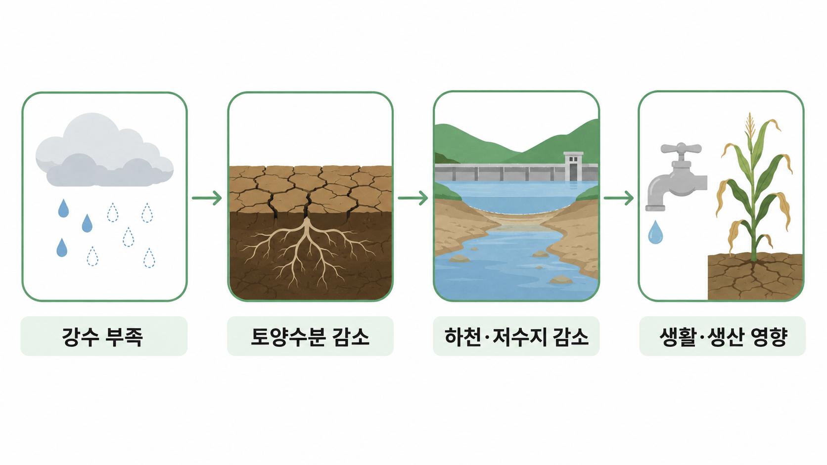 가뭄 개념도