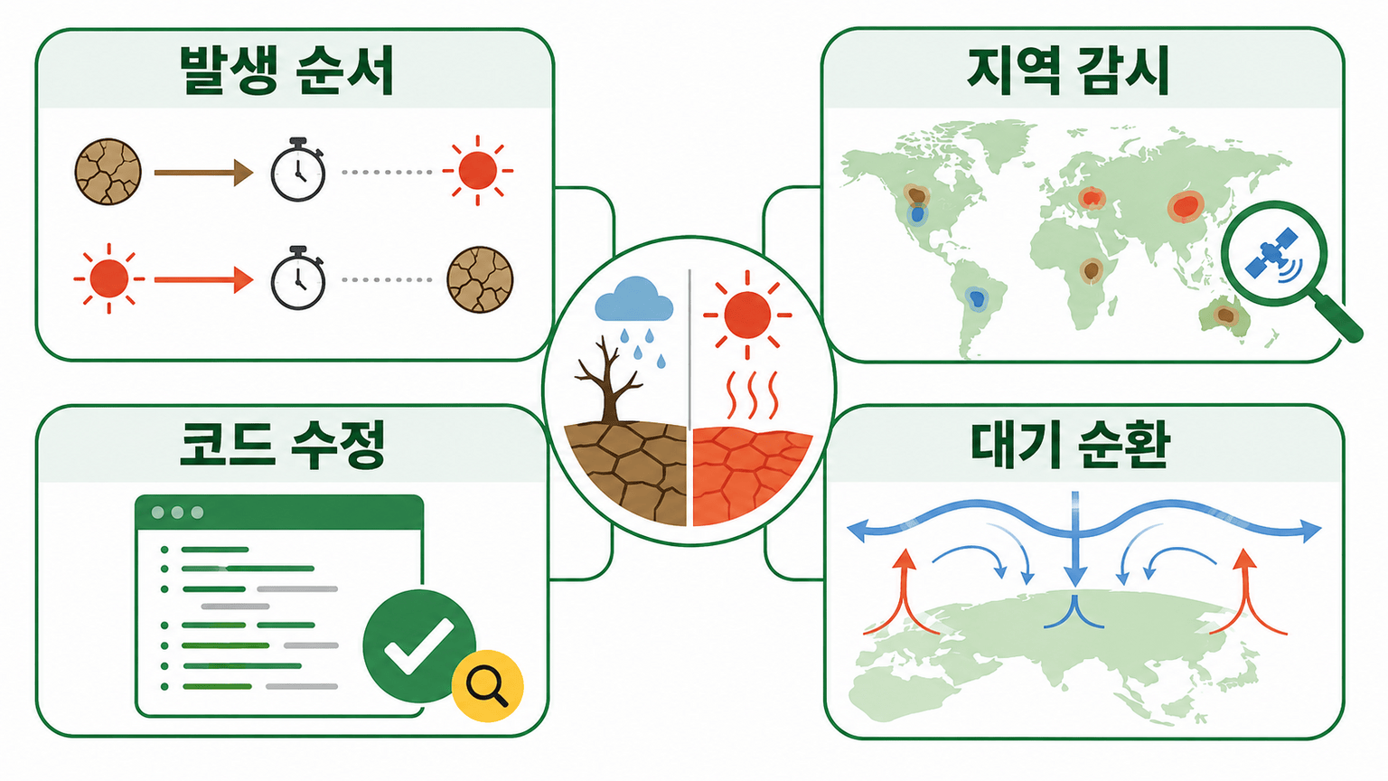 발생 순서와 수정 검증을 함께 고려해야 할 복합재해 평가 삽화