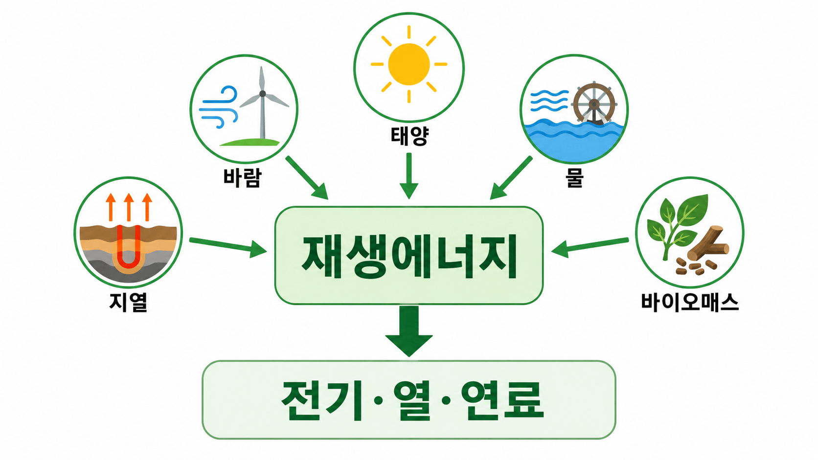 재생에너지 개념도