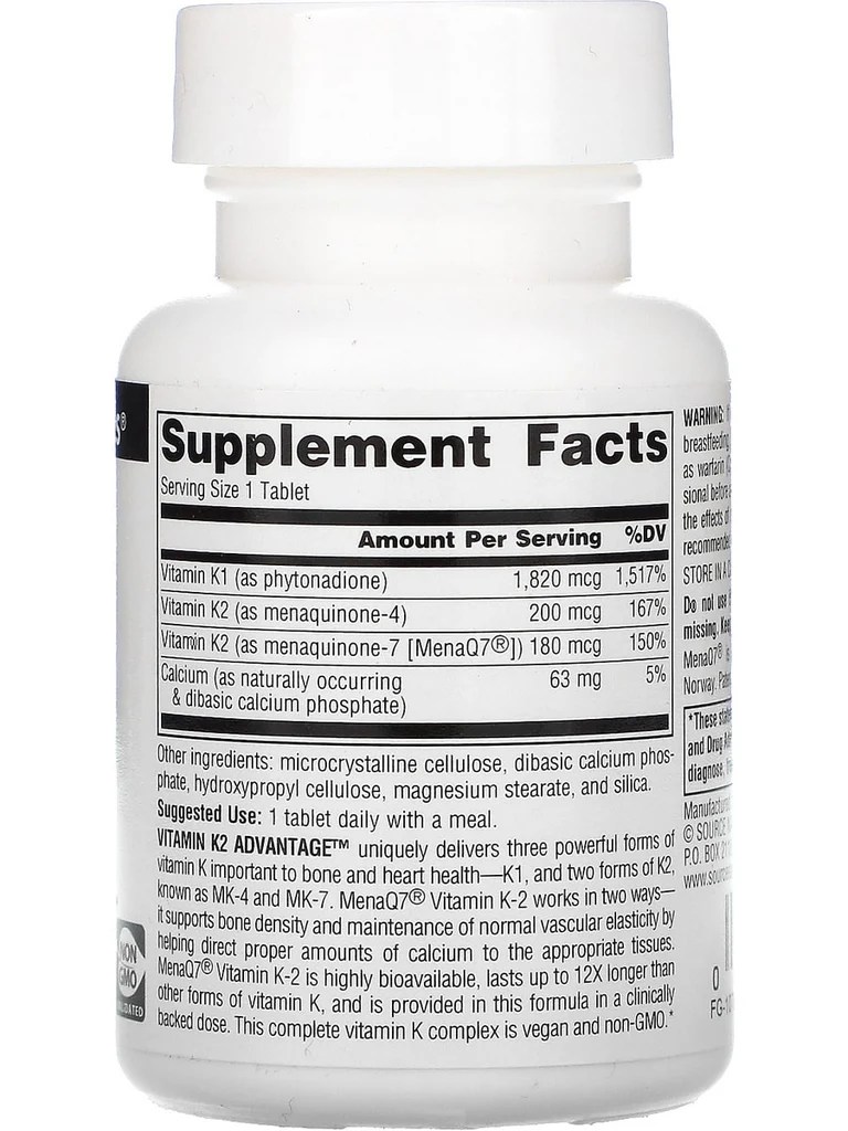 SN Vitamin K2 advantage 60 tabs
