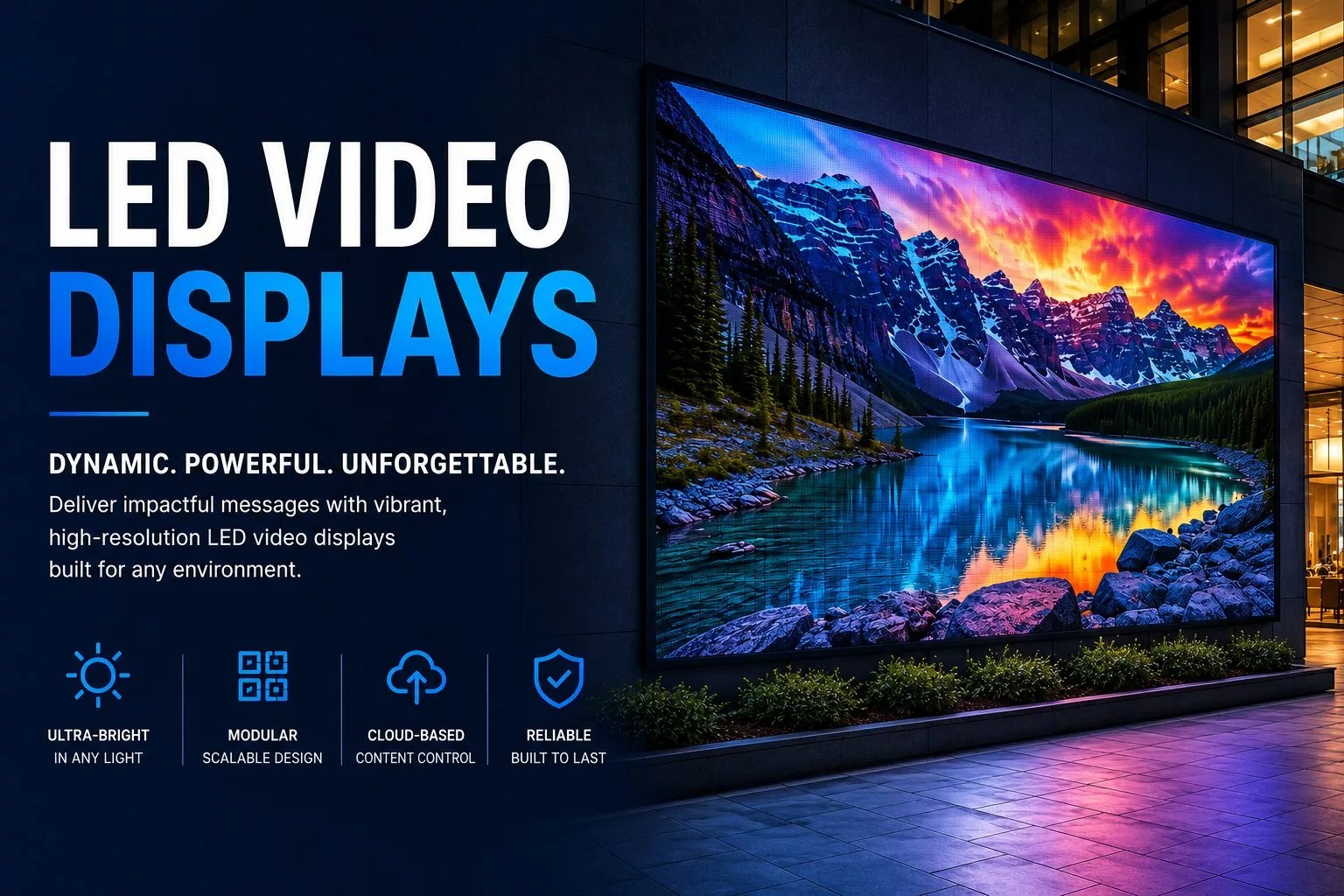 Superior LED Video Displays for Dynamic Advertising
