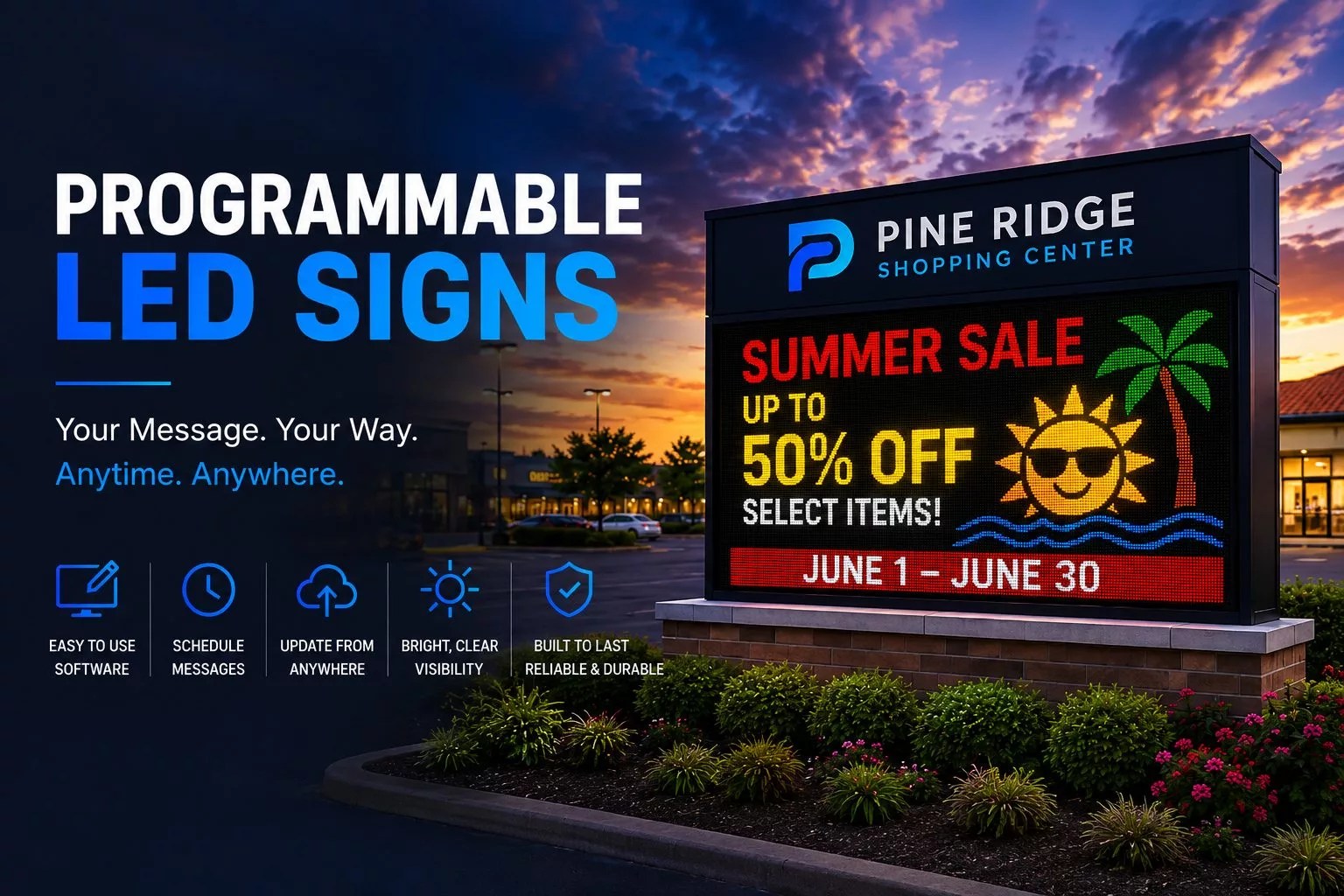 Programmable LED Signs