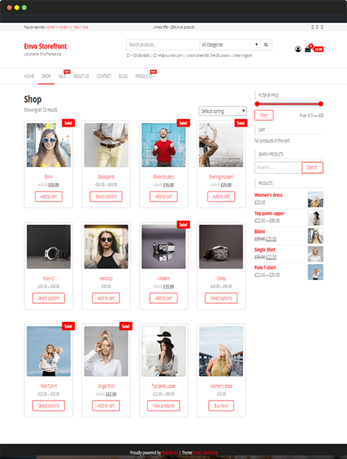 Download theme wordpress yang dibuat khusus untuk anda dengan berbagai feature yang lengkap, . Free Woocommerce Theme For Wordpress Envo Storefront