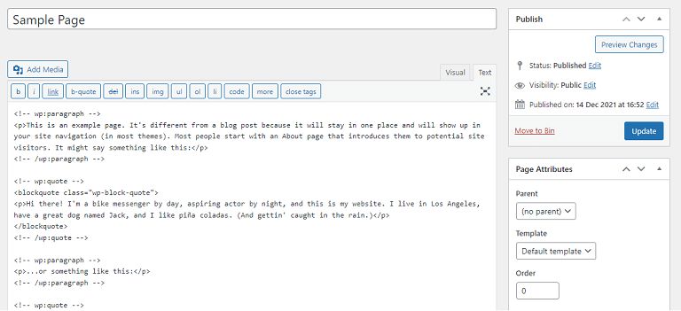 How To Access Code Editor In Wordpress Latest Versions Blocks Editor - Premium Nature Illustration Gallery - Mobile
