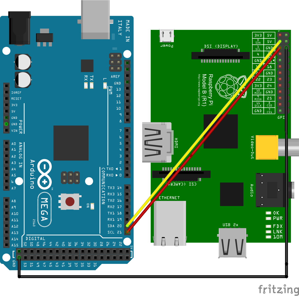 PFG – Conexión I2C entre la Raspberry Pi y el Arduino