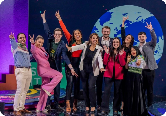 Student Entrepreneurs Impress At Annual Christmas Business Plan - Incredible Vintage Photo - Mobile