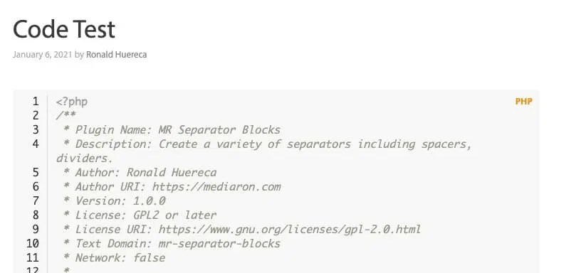 Gutenberg Code And Highlighting Derrick Blarg - Best Nature Arts in Desktop