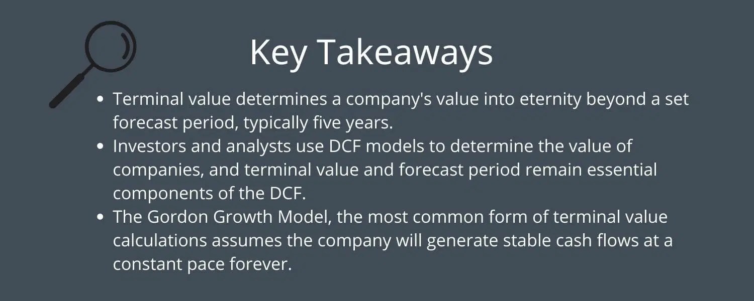 What is terminal value formula? Guide To Terminal Value Using The Gordon Growth Model