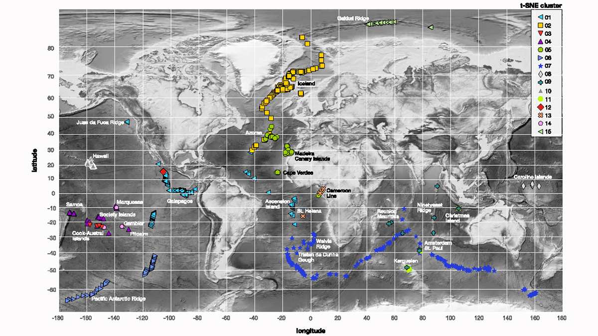 Machine Learning Looks Anew at Isotope Ratios in Oceanic Basalts - Eos