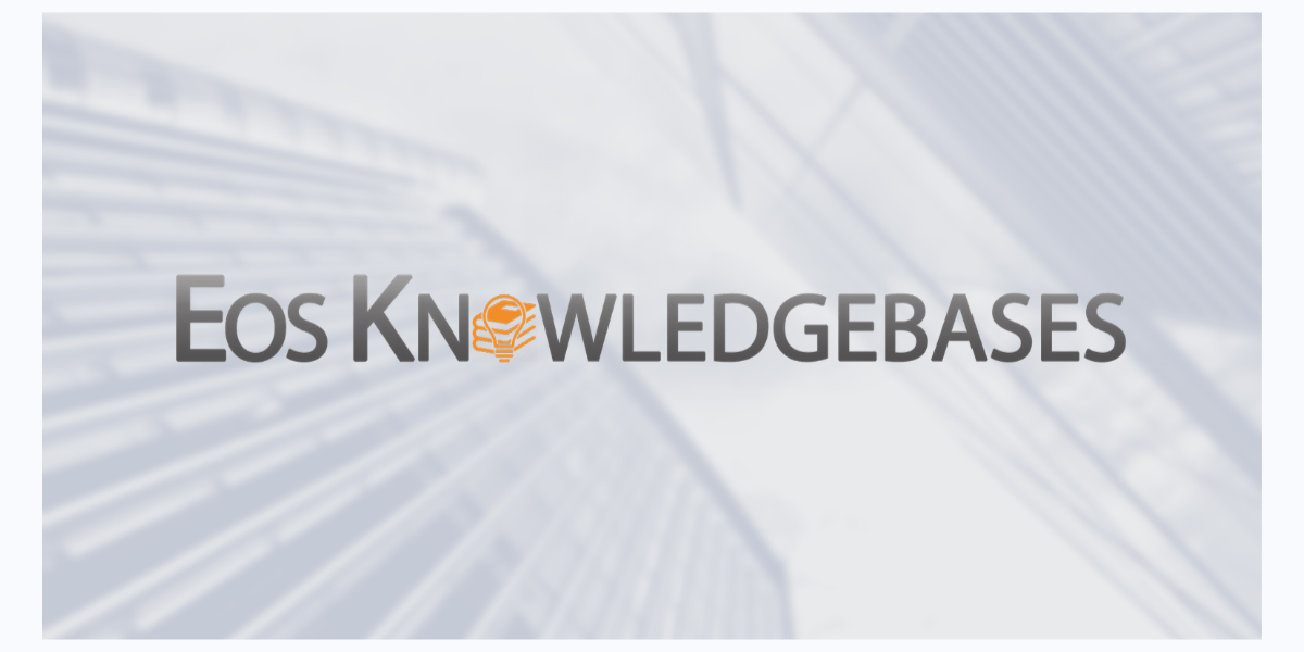 Eos Group Announces 2015 Piping Knowledgebase Eos Group Inc