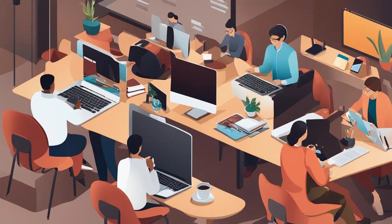 Personalized Learning For Remote Work - Minimal Illustration Collection - Ultra HD Quality