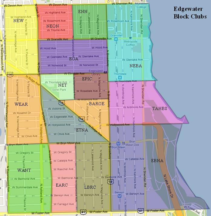 Map Of Edgewater Chicago 
