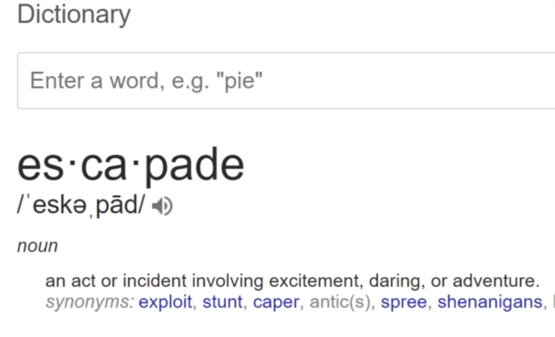 My new epic escapade