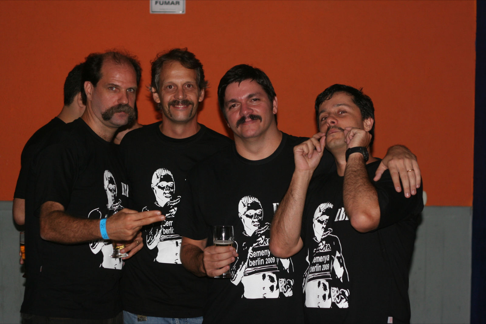 Renato, LAM, Lelo e Munhoz na Bigodada 2010.