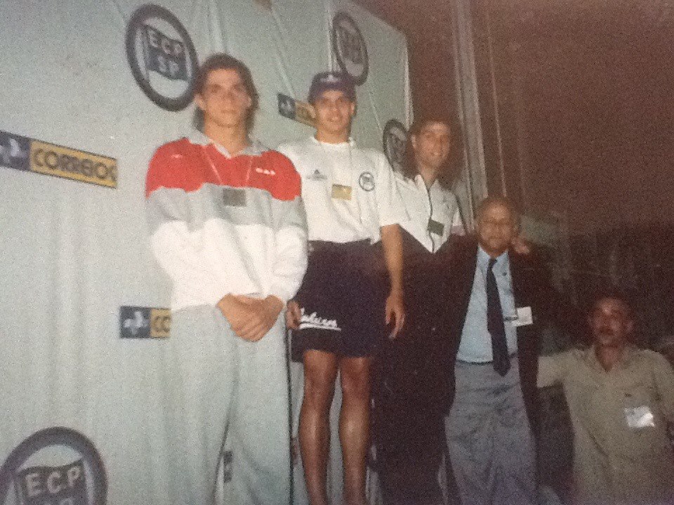 Prata no TB do ECP em 1992, vitória de Oscar Godoi e bronze para Cordani.